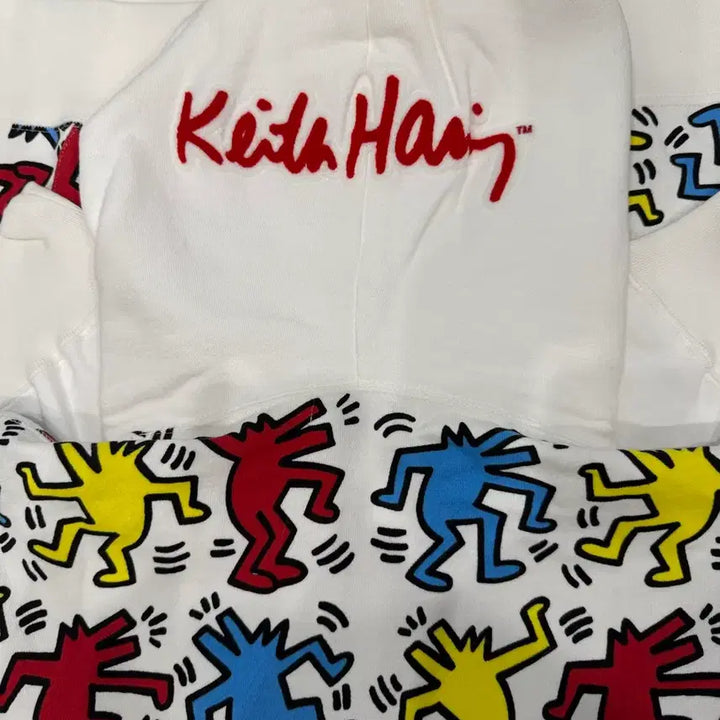 [BUNJANG] Bape x Keith Haring Collaboration Shark Hoodie XL / [정품] 베이프 키스헤링 콜라보 샤크후드 xl