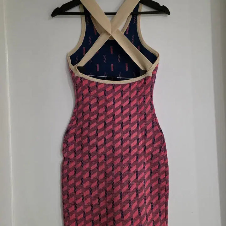 [BUNJANG] Pattern Sleeveless Dress - Size S (New) / 패턴 민소매 원피스 S사이즈 새제품