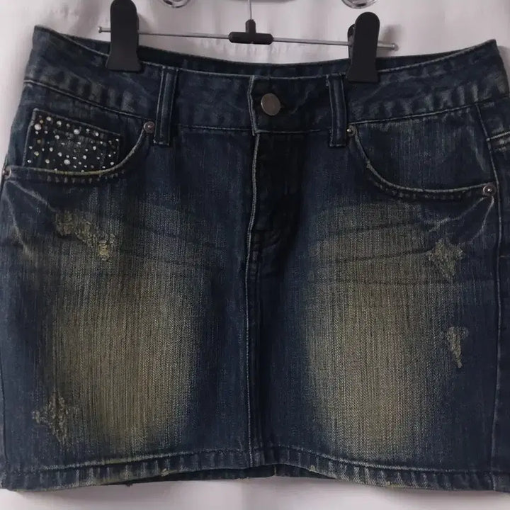 [BUNJANG] Y2K Vintage HUM Denim Mini Skirt / Y2K 빈티지 흄 데님 미니 스커트 청치마