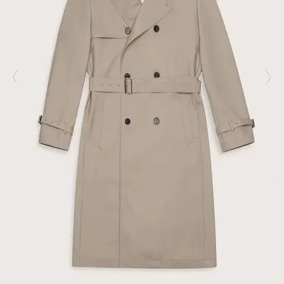 [BUNJANG] Drug Homme Double-Button Beige Trench Coat / [s-m] 드러그 옴므 트렌치 코트 베이지