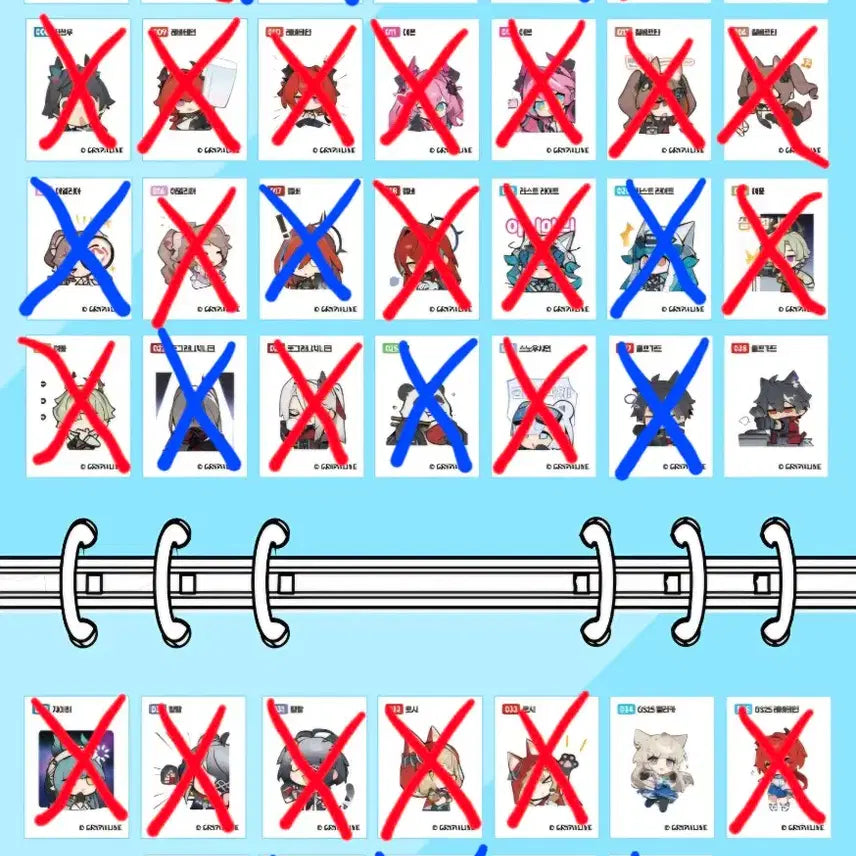 [BUNJANG] Enfield Sticker Swap / (수정)엔드필드 띠부씰 및 포토카드 교환