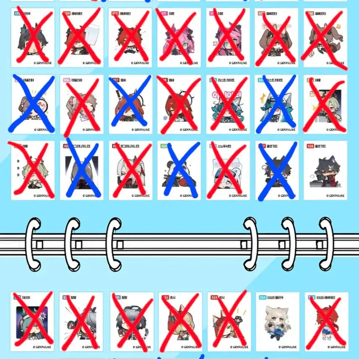[BUNJANG] Enfield Sticker Swap / (수정)엔드필드 띠부씰 및 포토카드 교환