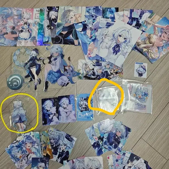 [BUNJANG] Genshin Impact Furina Goods Acrylic Standee (No Stand) / 원신 푸리나 굿즈 비공굿