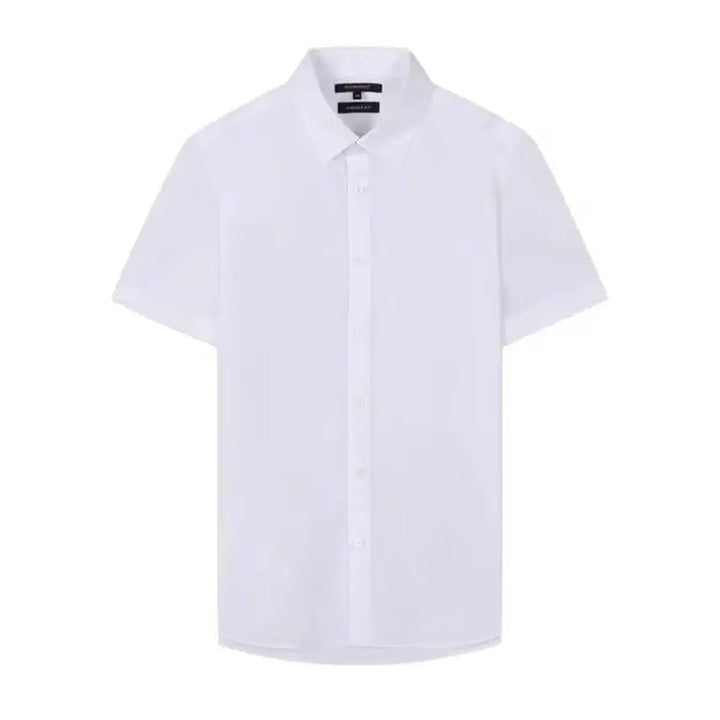 [BUNJANG] Fahrenheit Perfect Fit Dress Shirt (Short Sleeve) / [새상품] 파렌하이트 퍼펙트핏 정장 반팔 드레스 셔츠 110 화이트 블루