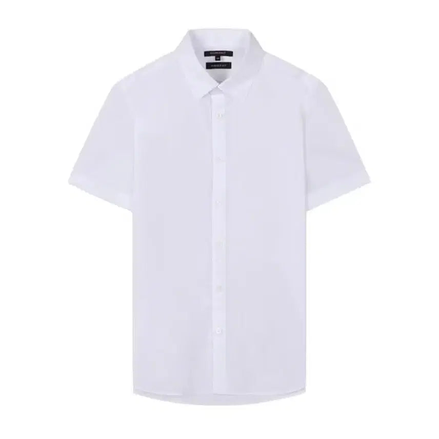 [BUNJANG] Fahrenheit Perfect Fit Dress Shirt (Short Sleeve) / [새상품] 파렌하이트 퍼펙트핏 정장 반팔 드레스 셔츠 110 화이트 블루