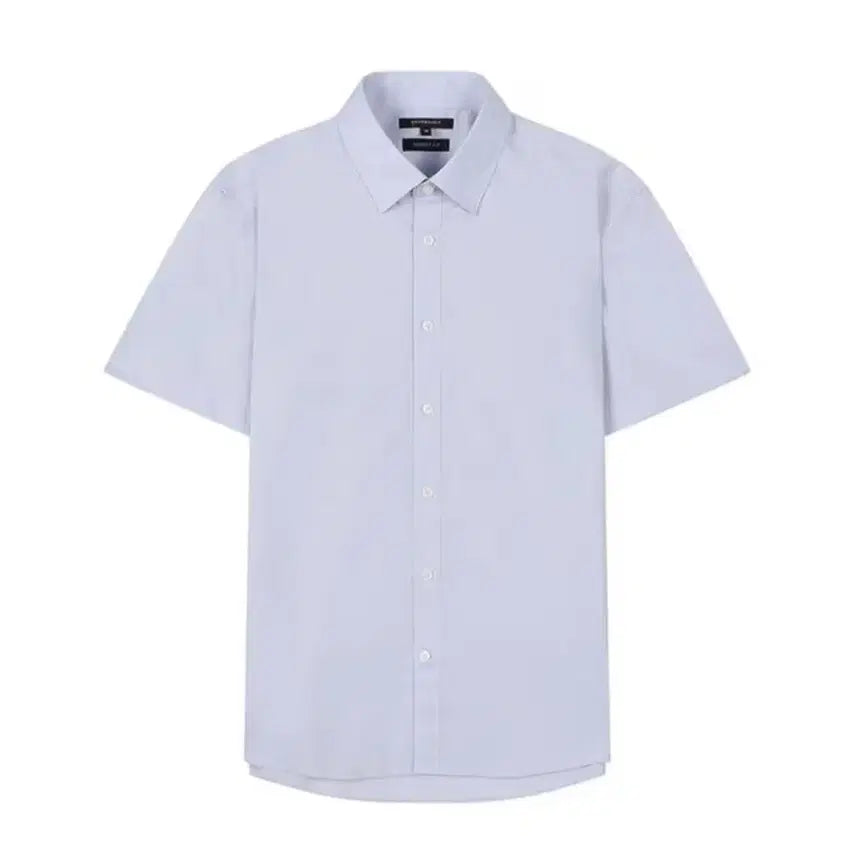 [BUNJANG] Fahrenheit Perfect Fit Dress Shirt (Short Sleeve) / [새상품] 파렌하이트 퍼펙트핏 정장 반팔 드레스 셔츠 110 화이트 블루