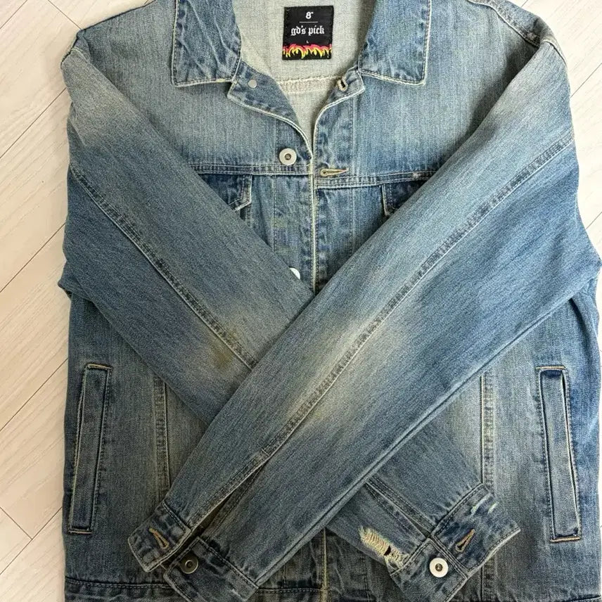 [BUNJANG] 8seconds G-Dragon Pick Denim Jacket L / [L] 에잇세컨즈 지드래곤 픽 데님 청자켓