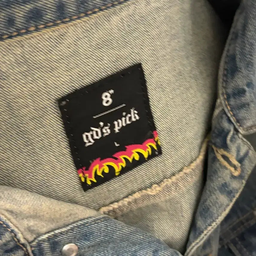 [BUNJANG] 8seconds G-Dragon Pick Denim Jacket L / [L] 에잇세컨즈 지드래곤 픽 데님 청자켓