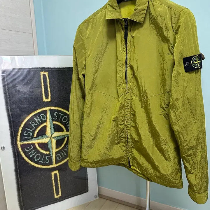 [BUNJANG] Stone Island Nylon Metal Jacket Yellow M / 스톤아일랜드 나일론 메탈 자켓 매장판M