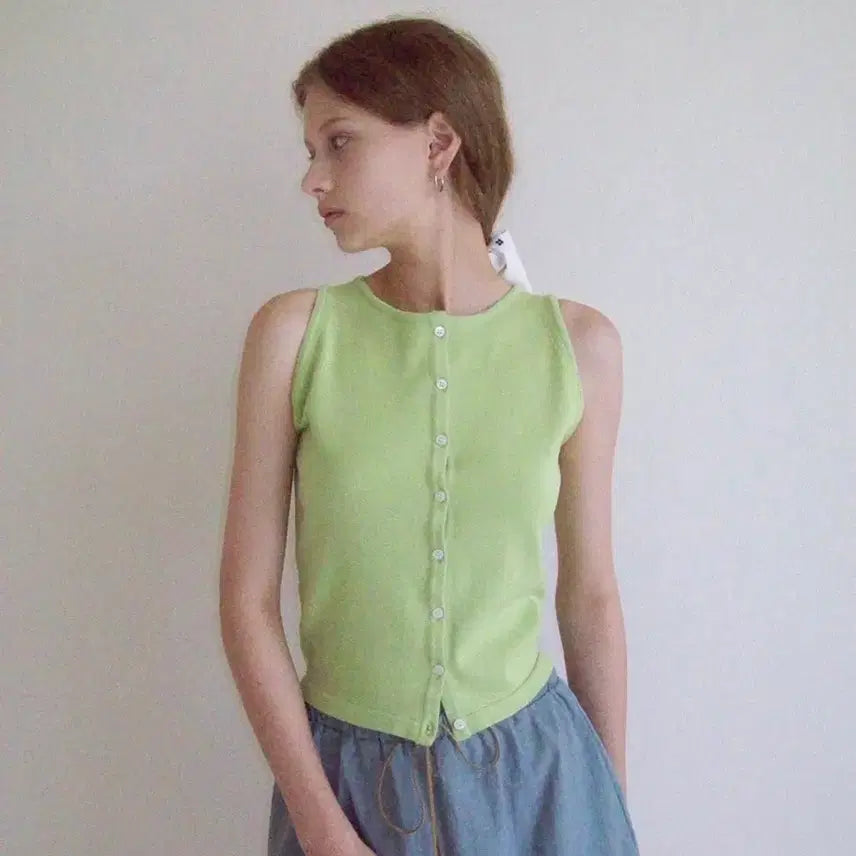 [BUNJANG] Smooth Mood Proust Knit Top Cream / 스무드무드 니트탑 크림 / Proust Knit Top 판매