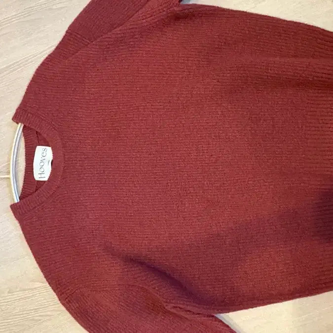 [BUNJANG] Hoobs Wool Blend Round Crop Knit / 후브스 울블랜드 라운드 크롭 니트