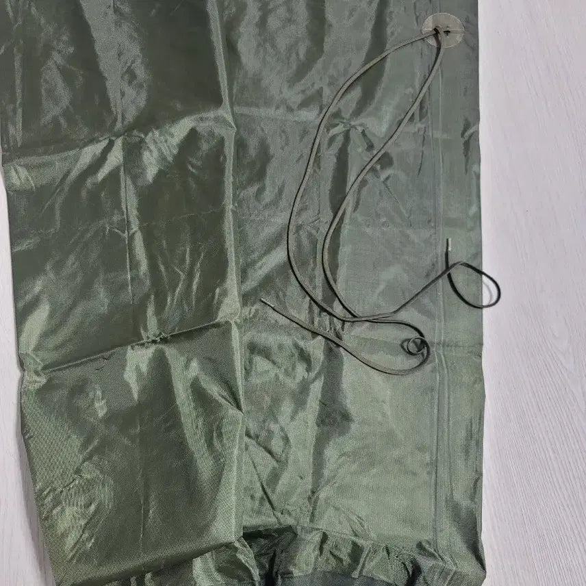 [BUNJANG] Khaki Pouch with Coating / 국방색 자루