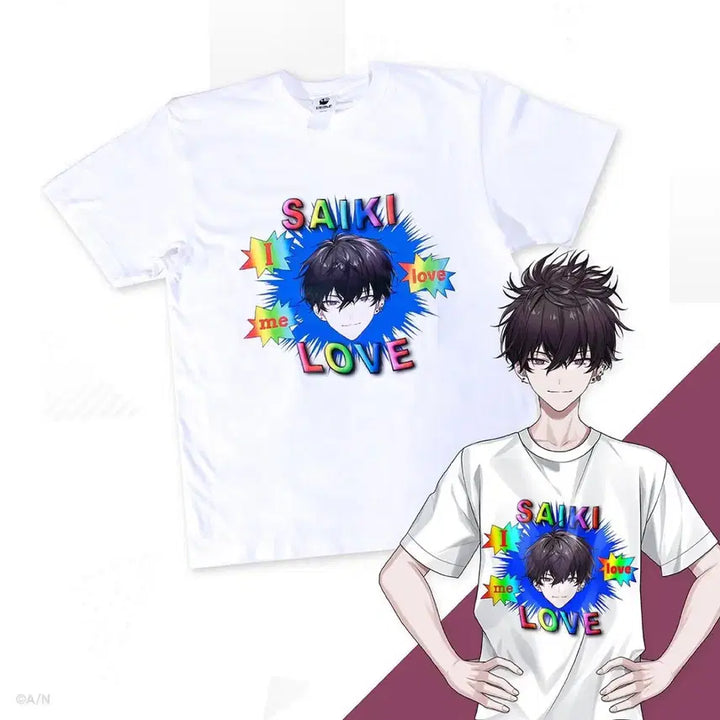[BUNJANG] Nijisanji Saiki Ittesu Short-Sleeve T-Shirt / 니지산지 사이키 잇테츠 반팔티 개백수티 판매