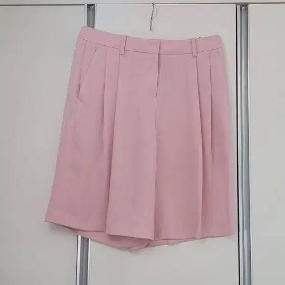 [BUNJANG] Orr Baby Pink Flowy Shorts / 오르orr 핑크 찰랑 팬츠
