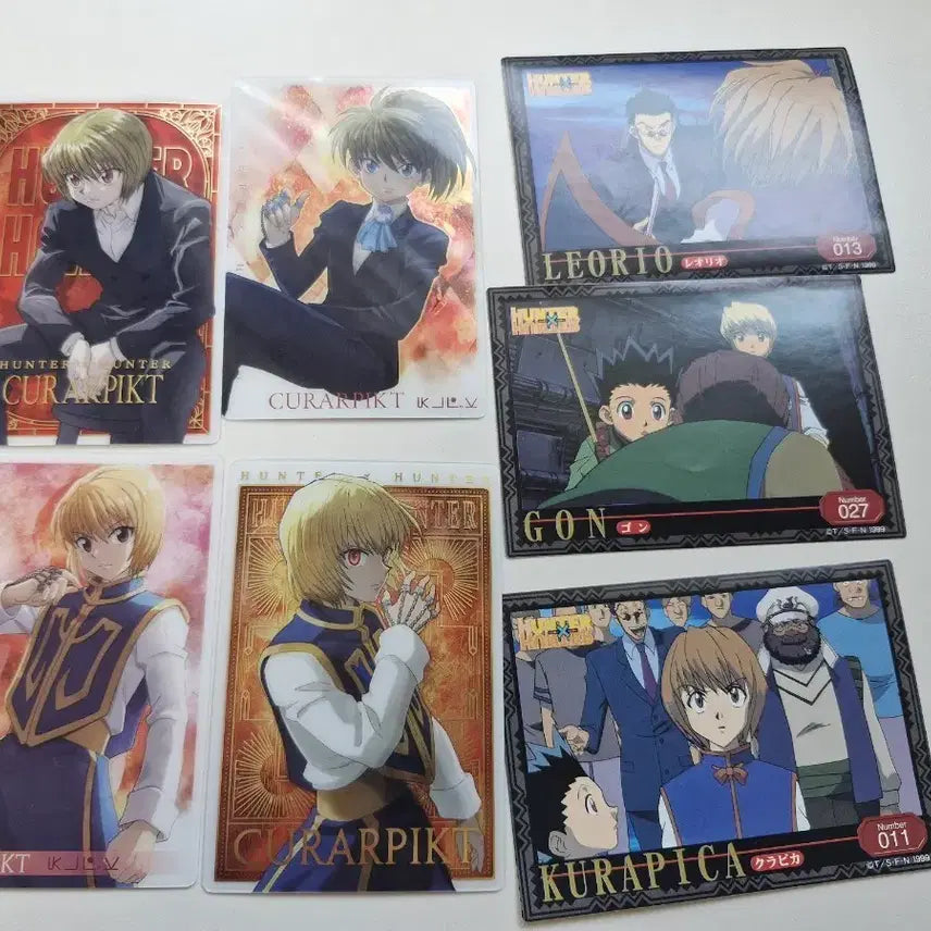 [BUNJANG] Hunter x Hunter Krabika Itajaka Card Bundle Set / 헌터헌터 헌헌 크라피카 이타쟈가 이타자가 카드+덤 일괄 곤 키르아