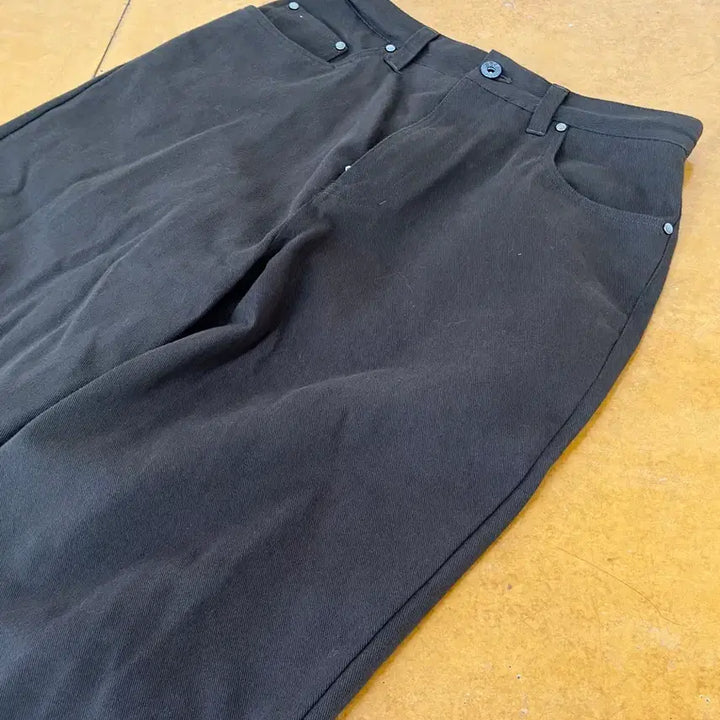[BUNJANG] LPAI Wide Chino Pants Brown / 로파이 와이드 치노 팬츠 브라운