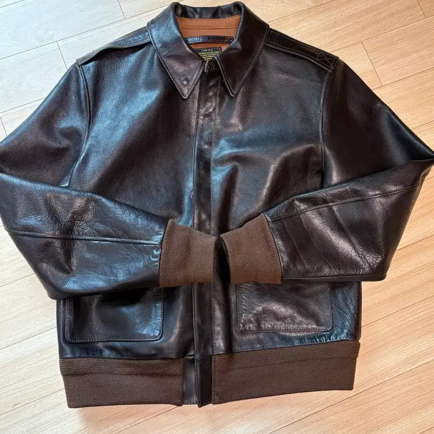 [BUNJANG] Cidu A-2 Jacket Calfskin Leather Size 40 (100) / Cidu A-2 자켓 100사이즈(40)