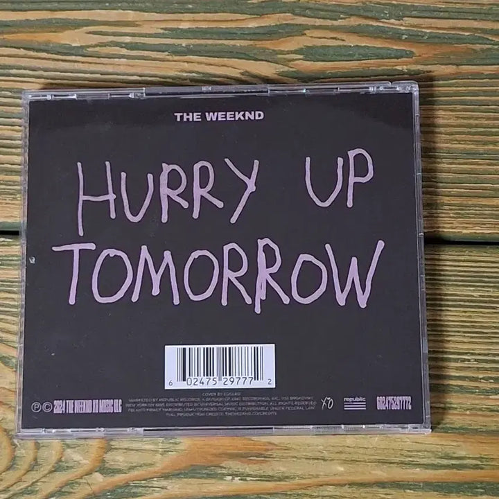 [BUNJANG] The Weeknd "Hurry Up Tomorrow" Limited Edition Signed CD / 더 위캔드 hurry up tomorrow 한정반 친필싸인 포함