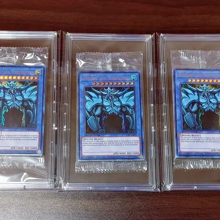 [BUNJANG] Yu-Gi-Oh! 25th Anniversary Limited Edition Quarter Secret Rare Obelisk, Slifer, Ra Sealed Pack / 유희왕 영판 25주년 한정판 쿼터시크릿 레어 삼환신 미개봉팩