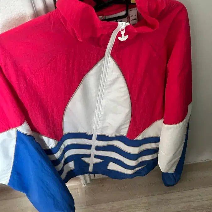 [BUNJANG] Adidas Big Logo Windbreaker Jacket / 아디다스 빅로고 바람막이