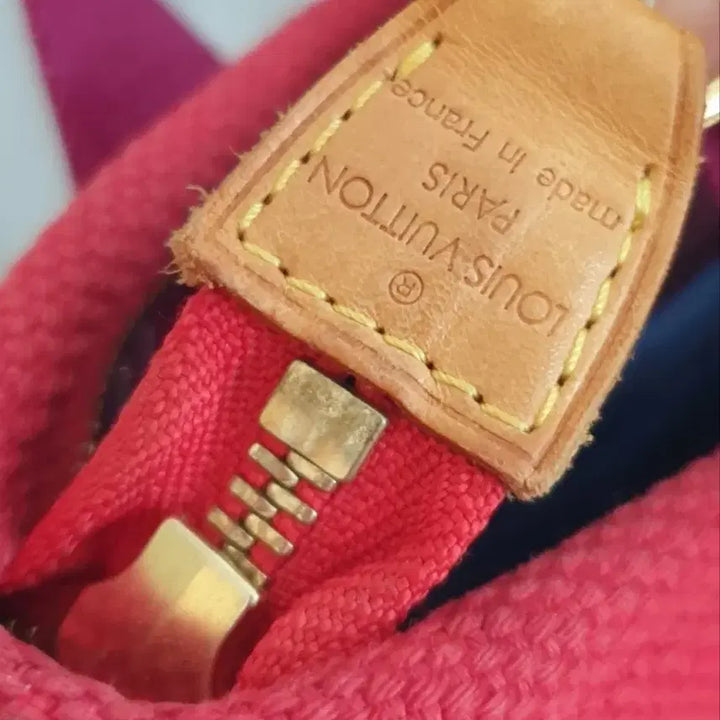 [BUNJANG] Louis Vuitton Antigua Cabas MM Red Tote Bag / 루이비통 안티구아 카바 MM 레드 토트백