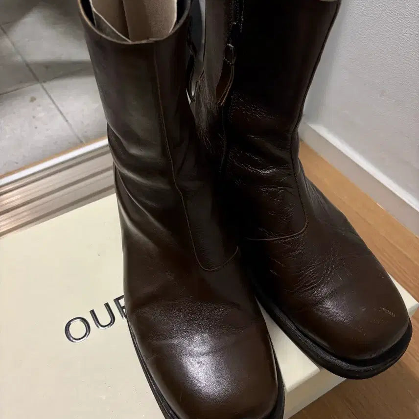[BUNJANG] Our Legacy Camion Boots Olive Leather / 아워레가시 카미온 부츠 올리브 레더 43