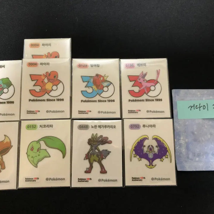 [BUNJANG] Pokemon 30th Anniversary Stickers Bundle Set / 포켓몬 30주년 띠부씰 시즌5 일괄 판매