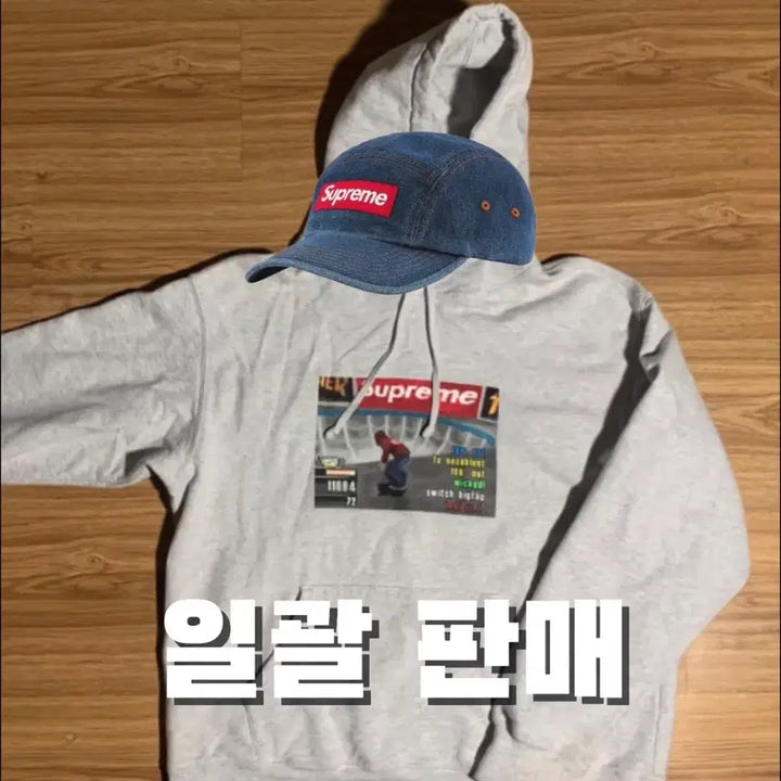 [BUNJANG] Supreme x Thrasher Hoodie, Supreme 22FW Denim Cap / 슈프림X트레셔 후드티, 슈프림 22fw 데님 캡프캡