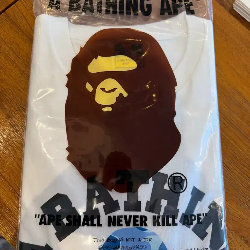 [BUNJANG] A Bathing Ape ABC Camo College T-shirt XL / (새상품) 베이프ABC 카모 컬리지 반팔 XL