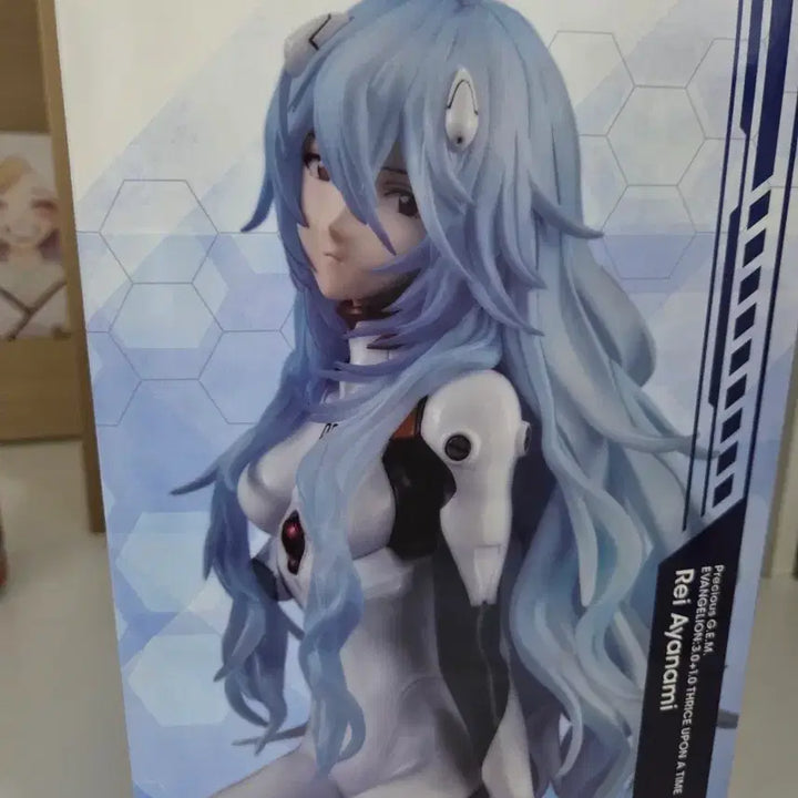 [BUNJANG] Limited Edition Precious GEM Series Neon Genesis Evangelion Ayanami Rei Figure / 한정판 Precious GEM 시리즈 신에반게리온 극장판 아야나미 레이