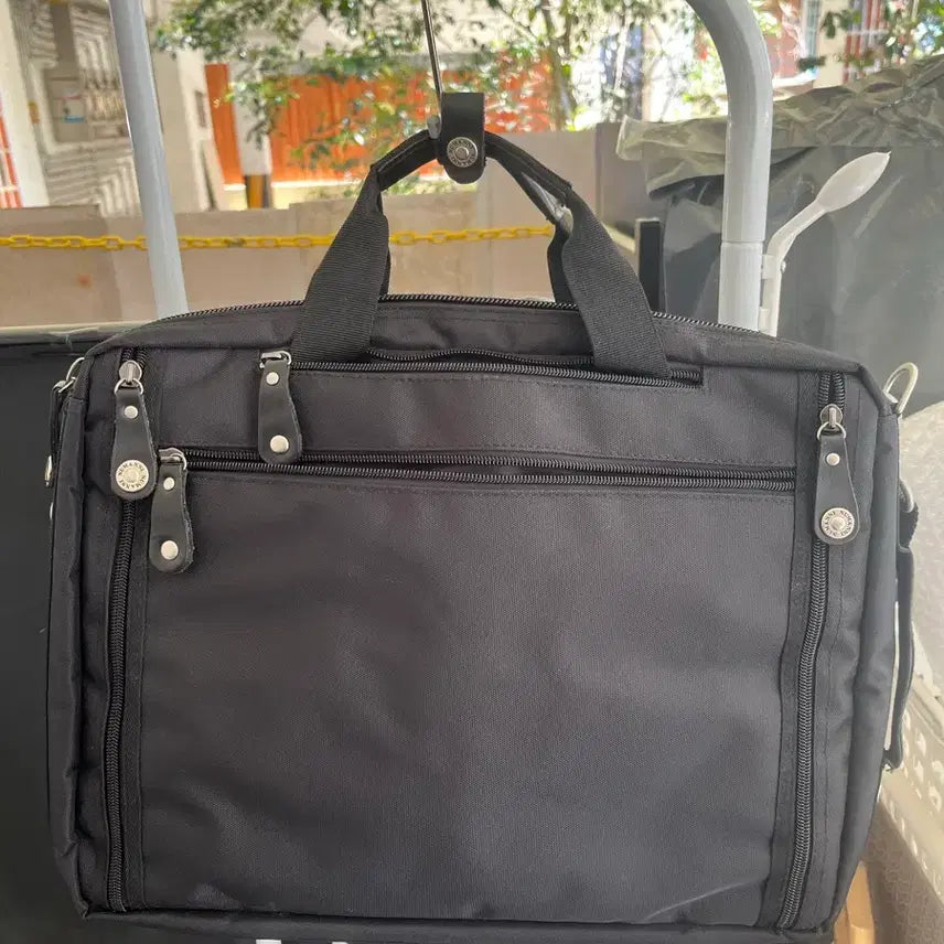 [BUNJANG] NUMANNI Black 3-Way Briefcase Backpack / NUMANNI 누마니 블랙 3way 서류 가방겸 백팩
