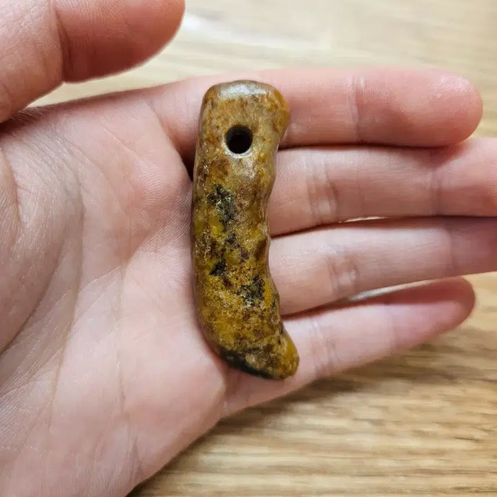 [BUNJANG] Authentic Hongshan Culture Jade Cicada Pendant / 진품 홍산문화 고옥