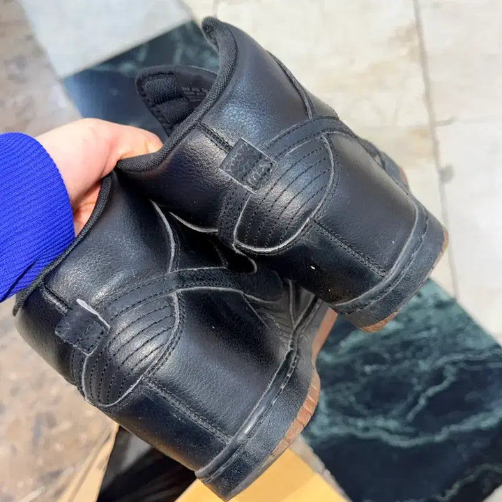 [BUNJANG] Nike Dunk Sky High Black Wedge Sneakers High Top / 나이키 덩크 스카이하이 블랙 245 웨지 스니커즈 하이탑 아쉬