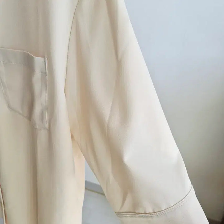 [BUNJANG] Clavis Wrinkle-Free 7-Sleeve Shirt / 클라비스 찰랑셔츠