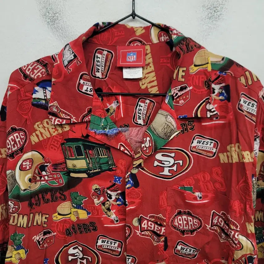 [BUNJANG] USA NFL Hawaiian Shirt XL / [105/XL] NFL 하와이안 셔츠/ USA