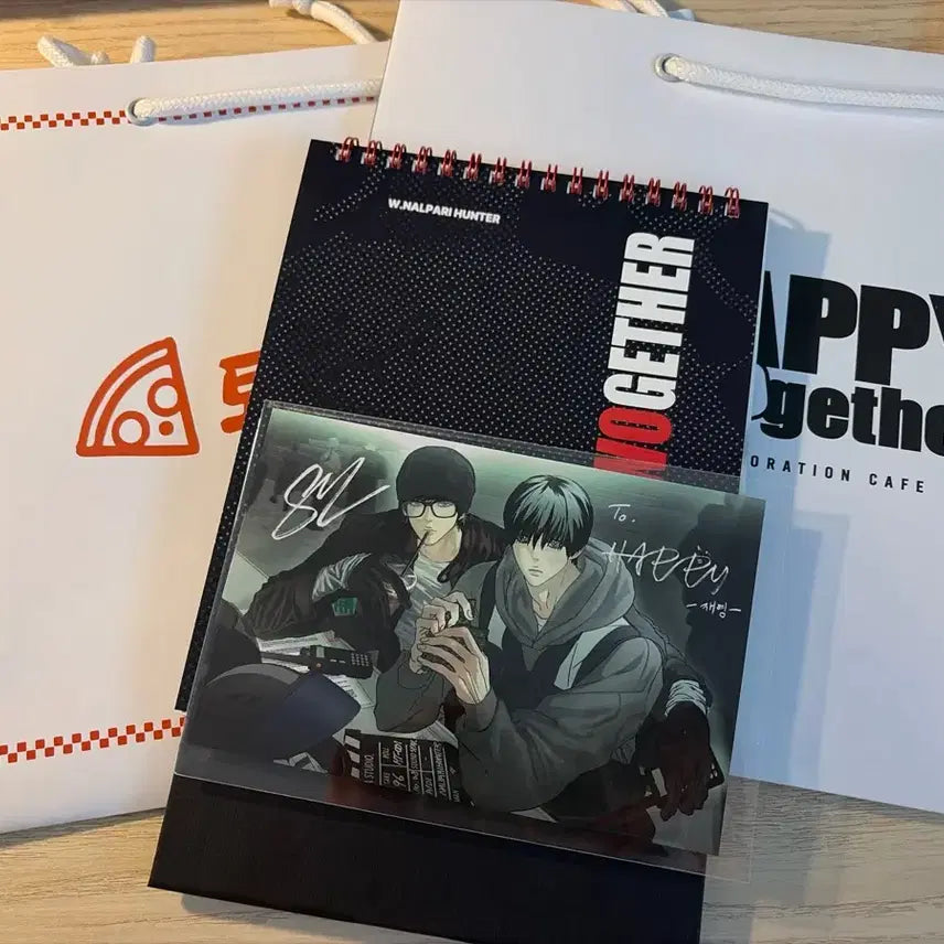 [SOLD OUT] 해피투게더 아카이브북+비온 해투 10특 쇼핑백 2종 일괄