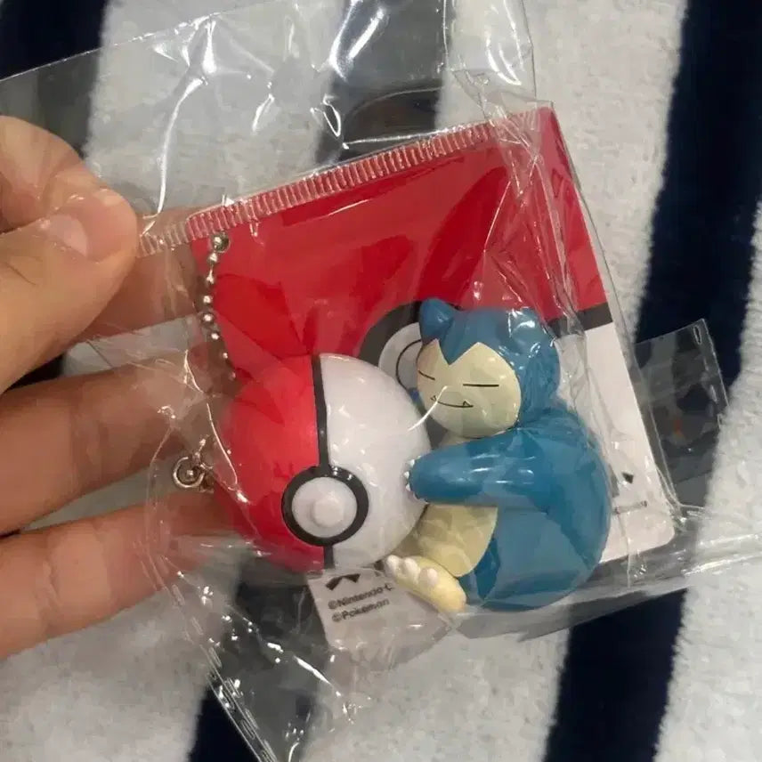 [BUNJANG] Japan Authentic Snorlax Swing Mascot Keychain / (미개봉) 일본 정품 포켓몬스터 잠만보 스윙 마스코트 키링