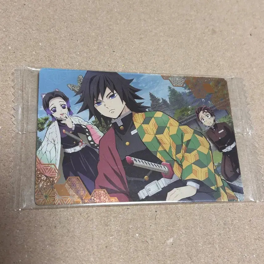 [BUNJANG] Demon Slayer Giyu Shinobu Wafer Card / 귀멸의 칼날 기유 시노부 웨하스 카드 귀칼 포토카드