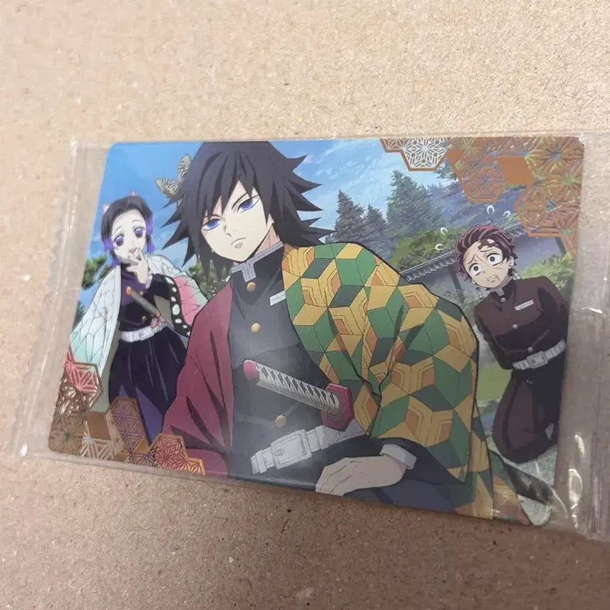 [BUNJANG] Demon Slayer Giyu Shinobu Wafer Card / 귀멸의 칼날 기유 시노부 웨하스 카드 귀칼 포토카드