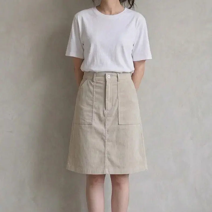 [BUNJANG] A.P.C. Cotton Twill Work Skirt (Made in France) / [S] 아페쎄(A.P.C.) 코튼 스커트 (Made in France)