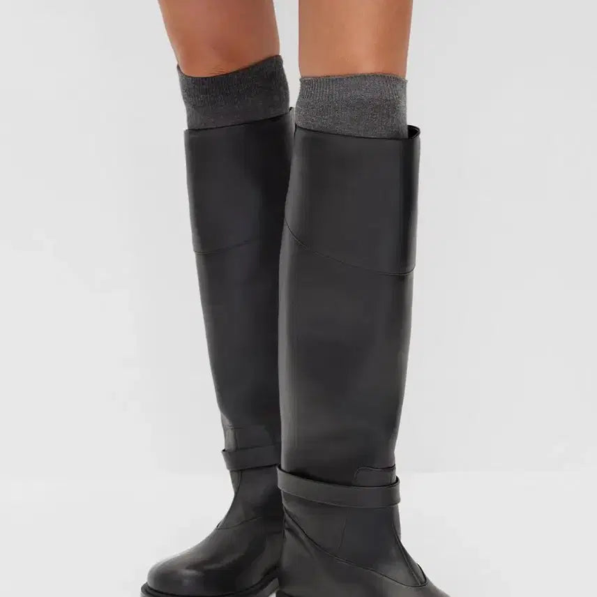 [BUNJANG] Epingler Belted Long Boots / epingler 에핑글러 롱 부츠