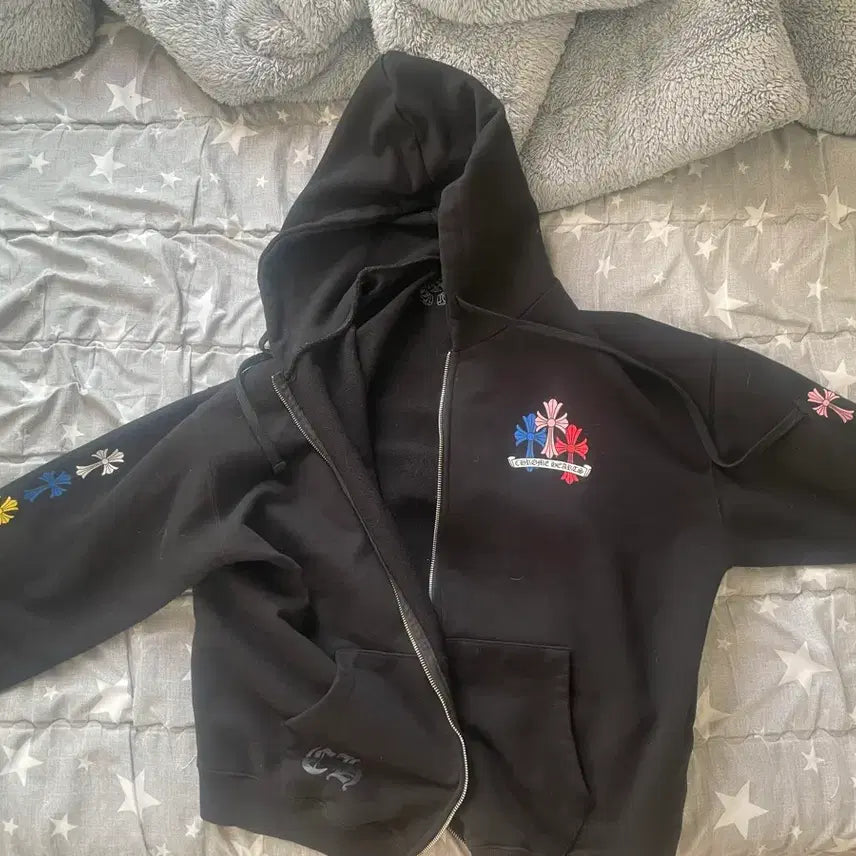 [BUNJANG] Chrome Hearts Black Hoodie / 크롬하츠 후드집업