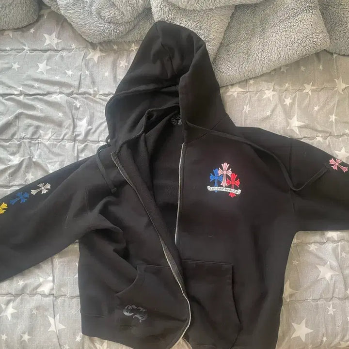 [BUNJANG] Chrome Hearts Black Hoodie / 크롬하츠 후드집업