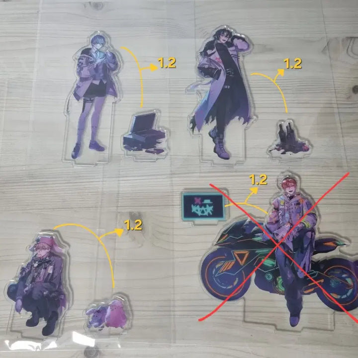 [BUNJANG] Psycode 3rd Anniversary Diorama Acrylic Standee / 급처)싸이코드 3주년 디오라마 아크릴 낱개로 판매합니다