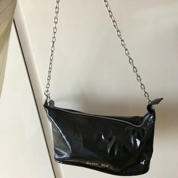 [BUNJANG] Martin Kim Black Chain Shoulder Bag Crossbody / 마틴킴 블랙 체인 숄더백 크로스백