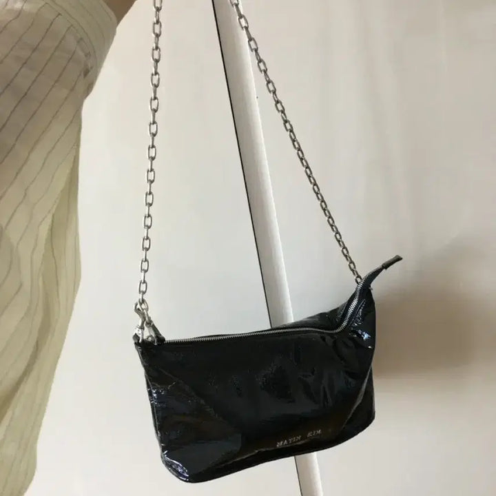 [BUNJANG] Martin Kim Black Chain Shoulder Bag Crossbody / 마틴킴 블랙 체인 숄더백 크로스백