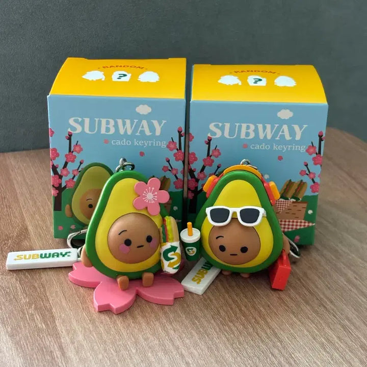 [BUNJANG] Subway Kado Keychain Picnic Edition Bundle Set / 서브웨이 카도 키링 피크닉 에디션 2개 일괄 미사용
