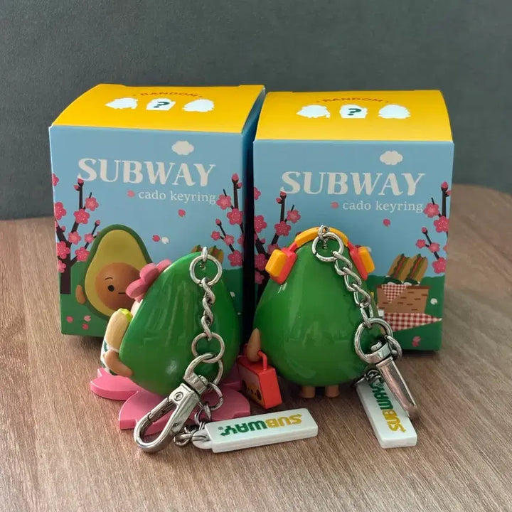 [BUNJANG] Subway Kado Keychain Picnic Edition Bundle Set / 서브웨이 카도 키링 피크닉 에디션 2개 일괄 미사용
