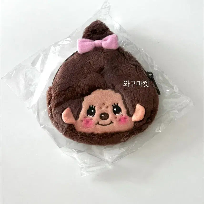 [BUNJANG] Monchhichi Carabiner Pouch Wallet / 몬치치짱 카라비너 파우치 일본정품 지갑 몬치치 고전