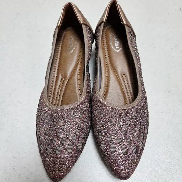 [BUNJANG] Glitter Mesh Heels / 245)글리터 매쉬 구두